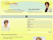 Tablet Screenshot of fashionwigs.com